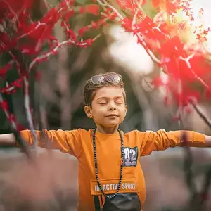 عکاسی کودک در فضای باز و طبیعت